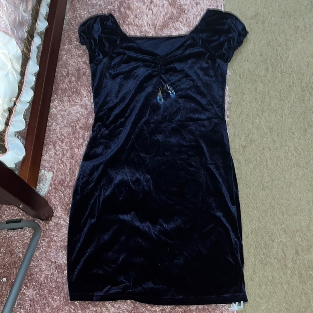 dress with earrings
